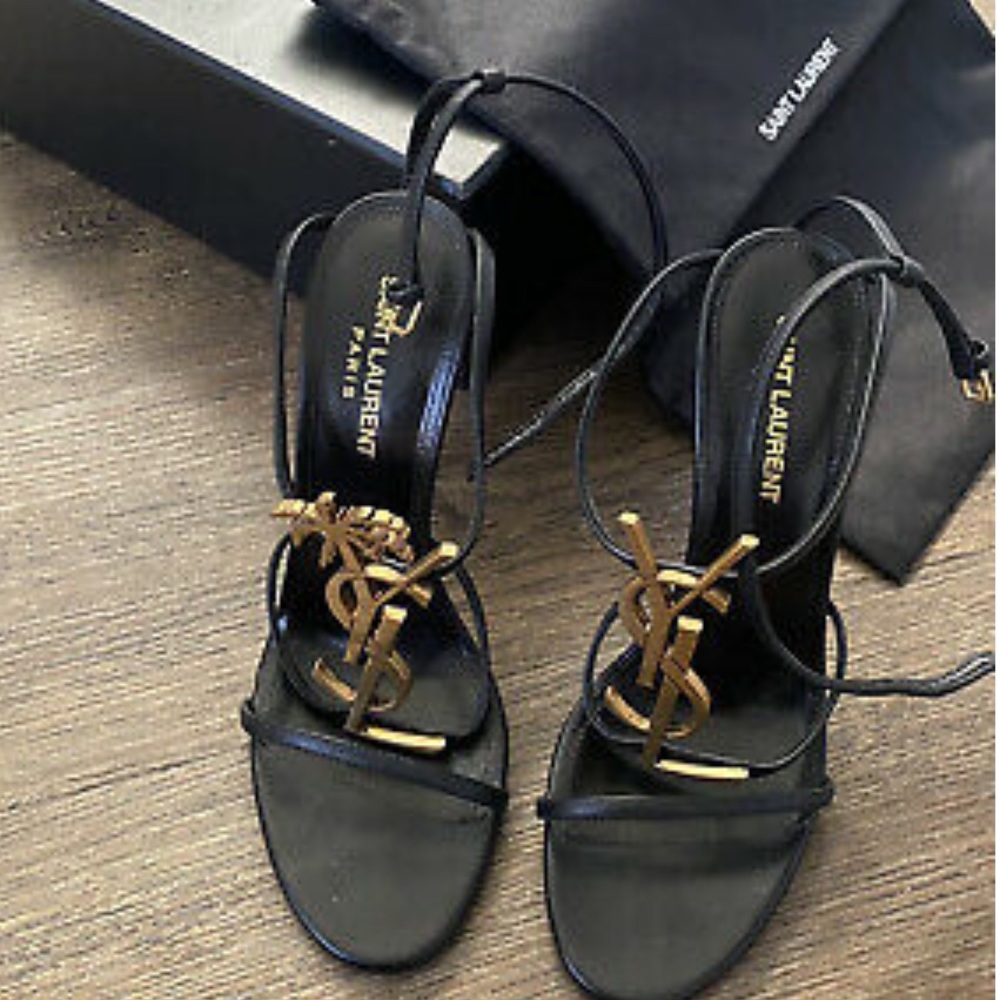 Authentic Saint Laurent heels used lightly